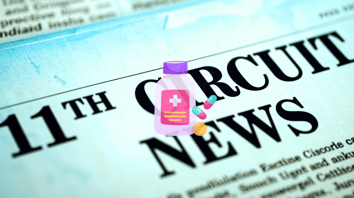 11th Circuit Tylenol Autism News headline featuring a bottle of painkillers