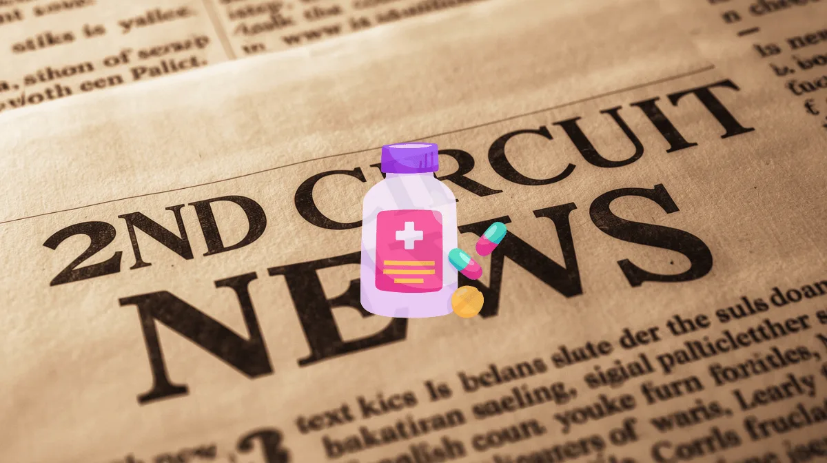 2nd Circuit Tylenol Autism News headline featuring a bottle of painkillers
