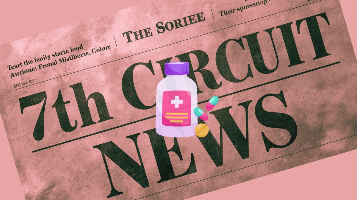 7th Circuit Tylenol Autism News headline featuring a bottle of painkillers